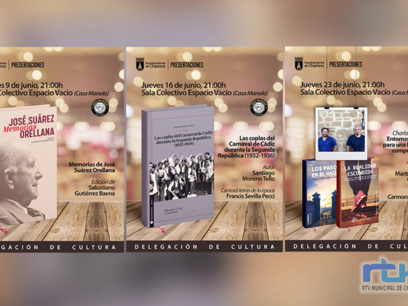 Tano Guzmán anuncia que Cultura ofrecerá tres presentaciones literarias en junio en la sala del Colectivo Espacio Vacío