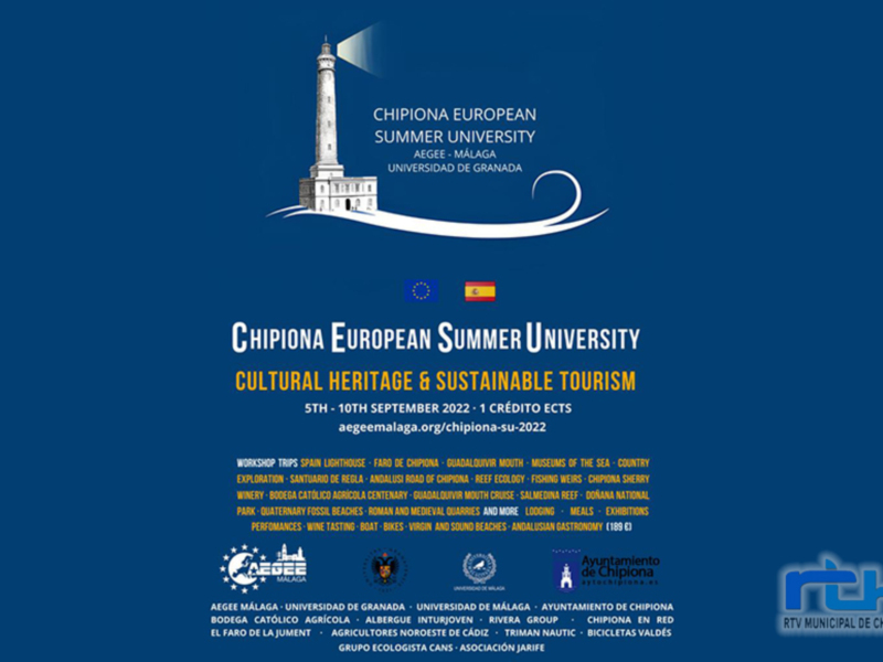 El lunes arranca la segunda edición de la Universidad Europea de Verano de Chipiona