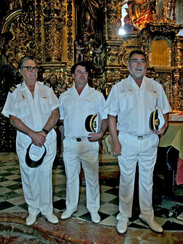 La Hermandad de Mareantes de Sur con sede en Puerto Gelves homenajeo a la Virgen del Buen Aire