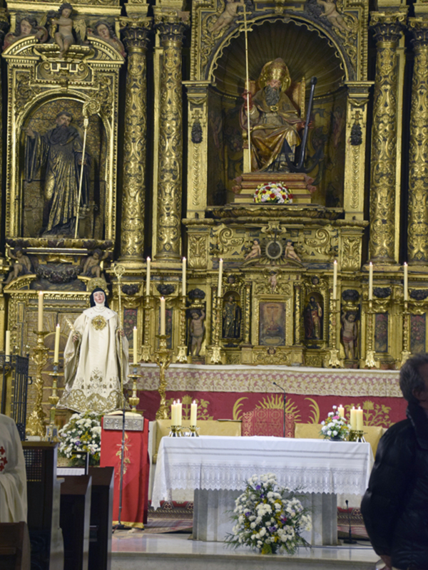 Novena a Santa Gertrudis Magna en Sevilla