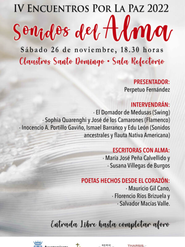Los Claustros de Santo Domingo de Jerez. Acogerán Los " IV Encuentros Por La Paz 2022: Sonidos del Alma 