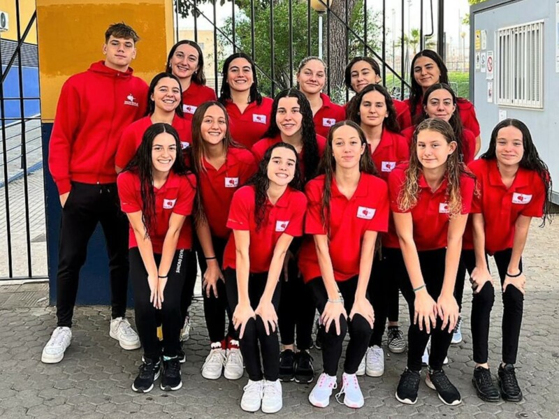 Histórico podio del C.N. Sincro Sevilla en los Campeonatos de España