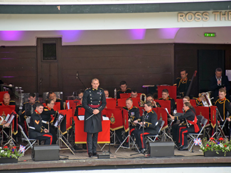 La Banda de Escocia es única, ya que es la única Banda de los Royal Marines estacionada al norte de Londres.