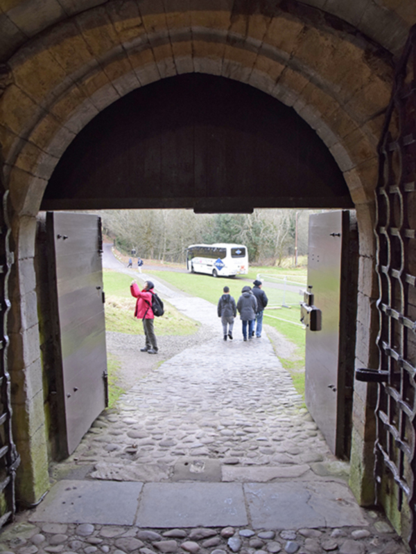 El castillo de Doune remonta sus orígenes al siglo XIV