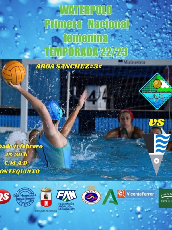 El Club Waterpolo Dos Hermanas PQS, sin margen de error en Primera Nacional femenina