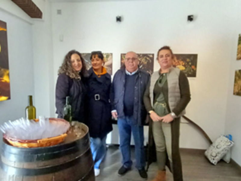 Los ateneístas de Triana estuvieron de excursión con su presidente Carlos Valera, para el proceso del Mosto de Bollullos de la Mitación.