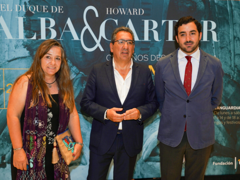 Alba y Carter. cien años descubriendo a Tutankamón en la Fundación Cajasol