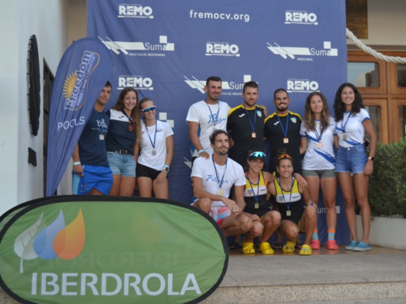 El remo sevillano clasifica tres botes para el Europeo de remo de mar