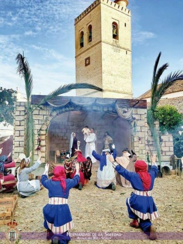“Sucedió en Belén”, representación del nacimiento del Señor en el casco histórico de Alcalá del Río.