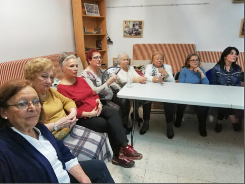 Encuentro esperado con los amigos  de la Asociación Círculo abierto y Ateneo de Triana