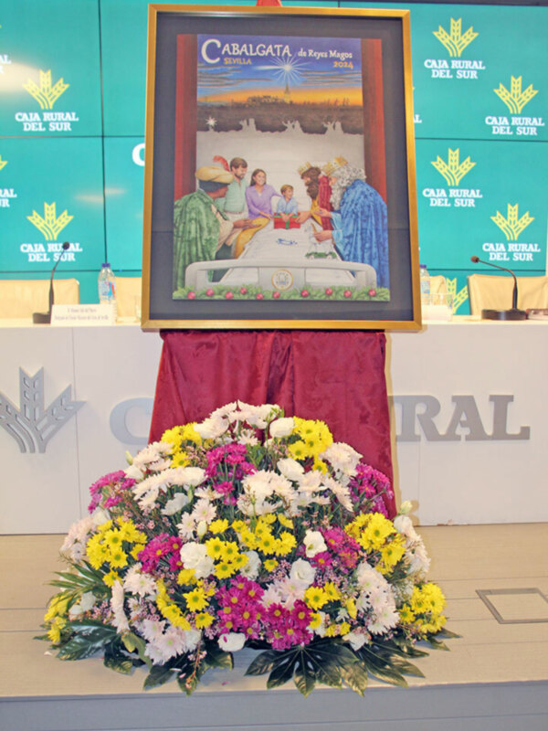 Presentación del cartel de la Cabalgata de los Reyes Magos de Sevilla 2024