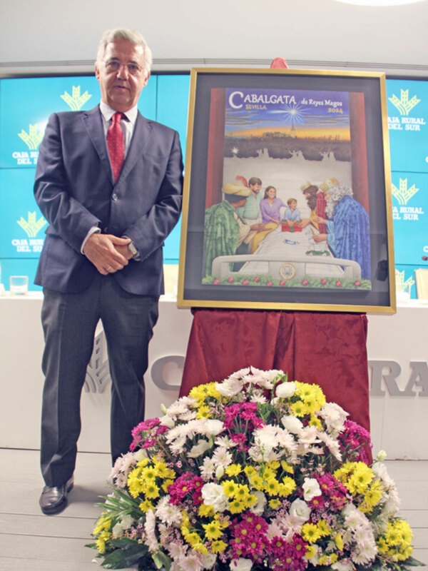 Javier Jiménez Sánchez-Dalp presentó su cartel de la Cabalgata de los Reyes Magos de Sevilla 2024 