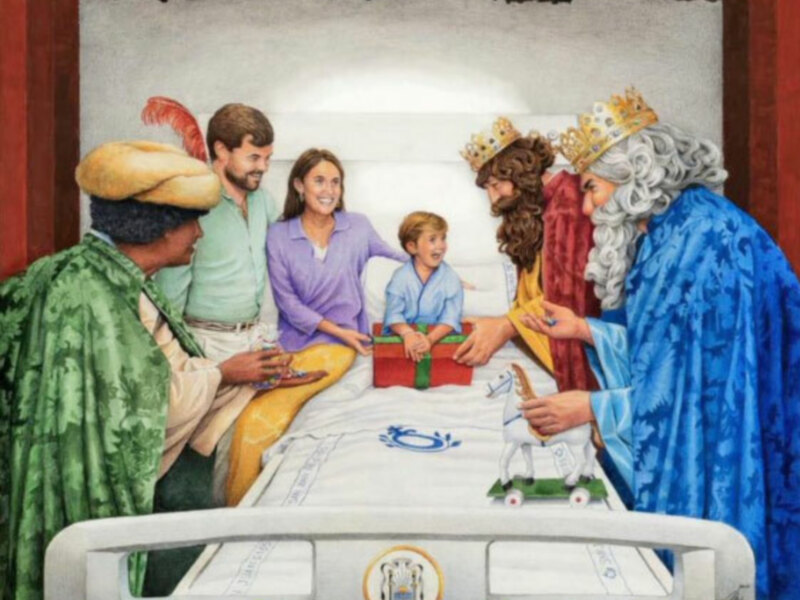 Así es el cartel de la Cabalgata de Reyes Magos de Sevilla de 2024