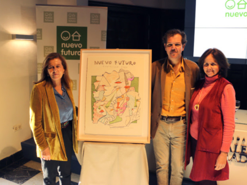 NUEVO FUTURO SEVILLA PRESENTA EL CARTEL para “EL RASTRILLO 2024”, OBRA DEL ARTISTA JAIME ABAURRE