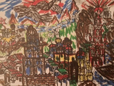 Sevilla dibujada por Francisco.