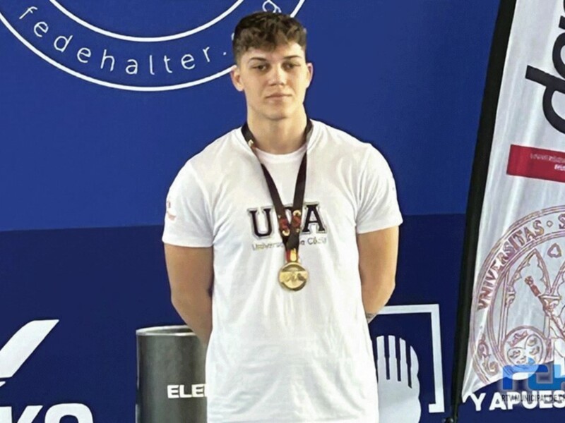 El chipionero Miguel Ángel Chamorro primero en el Campeonato de España Universitario de Halterofilia