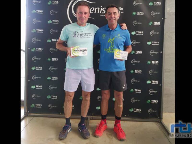 El chipionero Manuel Massip subcampeón de Andalucía de Tenis en categoría de más de 60 años  