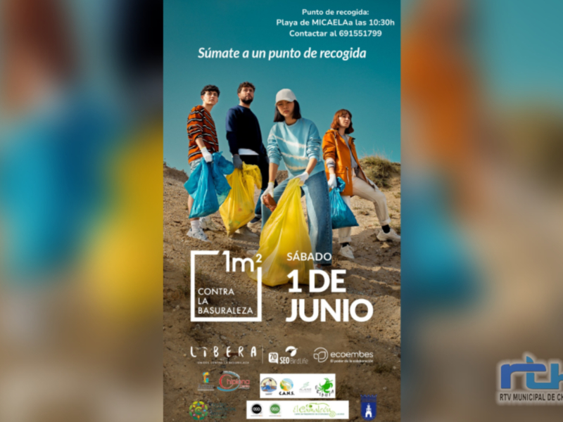 ACITUR y el proyecto LIBERA organizan una recogida colectiva de residuos en la Playa de Micaela para el próximo 1 de junio