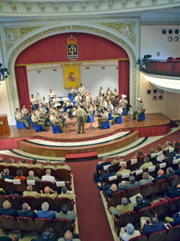 Concierto de la unidad de Música de la Futer (Soria 9) en Sevilla 