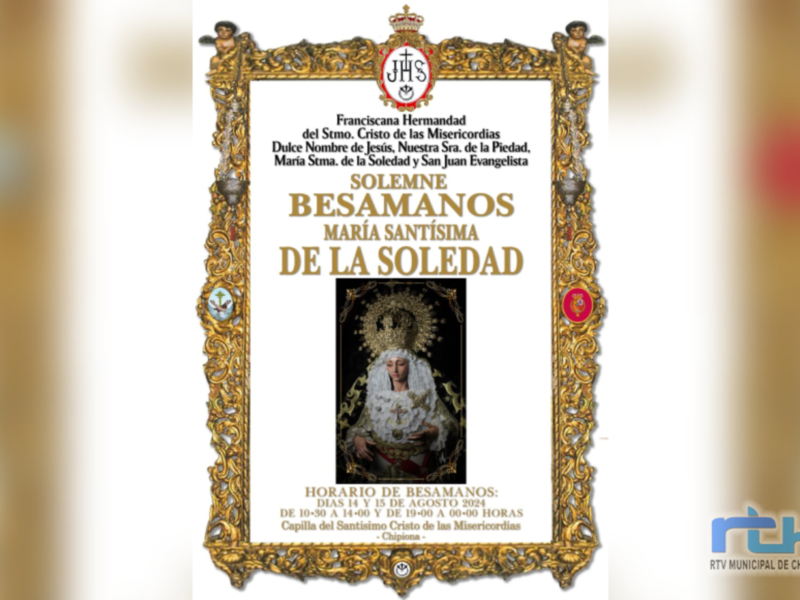 La Hermandad del Cristo de las Misericordias lanza el cartel del besamanos de Nuestra Señora de la Soledad