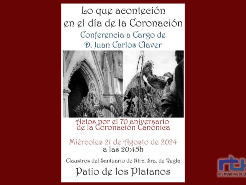 Juan Carlos Claver ofrece mañana una charla sobre el 70 aniversario de la Coronación Canónica de la Virgen de Regla