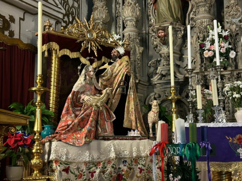 Dulces y villancicos en San Leandro este jueves para conocer al Niño Jesús  elegido de su rico patrimonio 