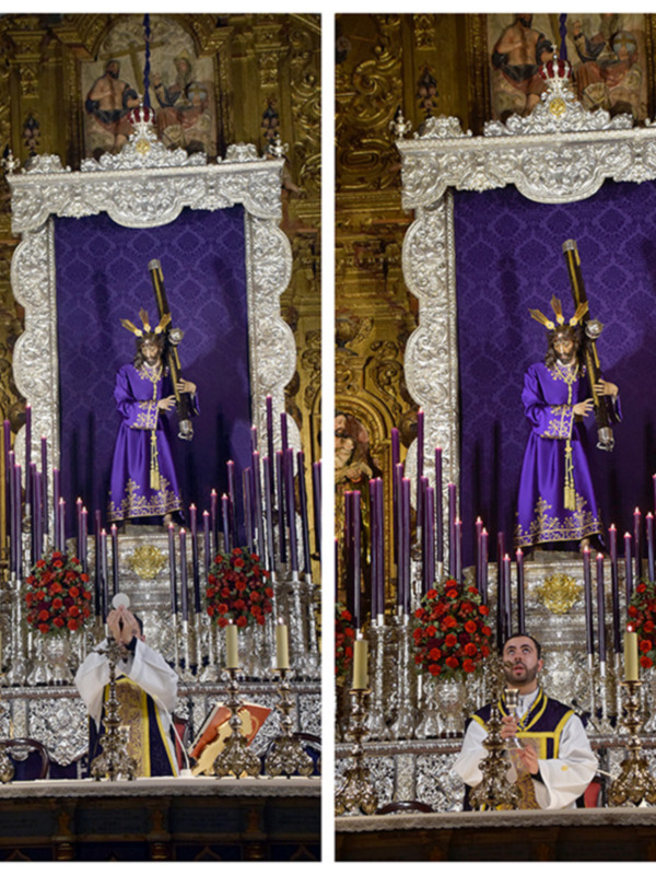 Jesús Nazareno vuelve a encontrarse con su pueblo en un Quinario lleno de emoción en Alcalá del Río