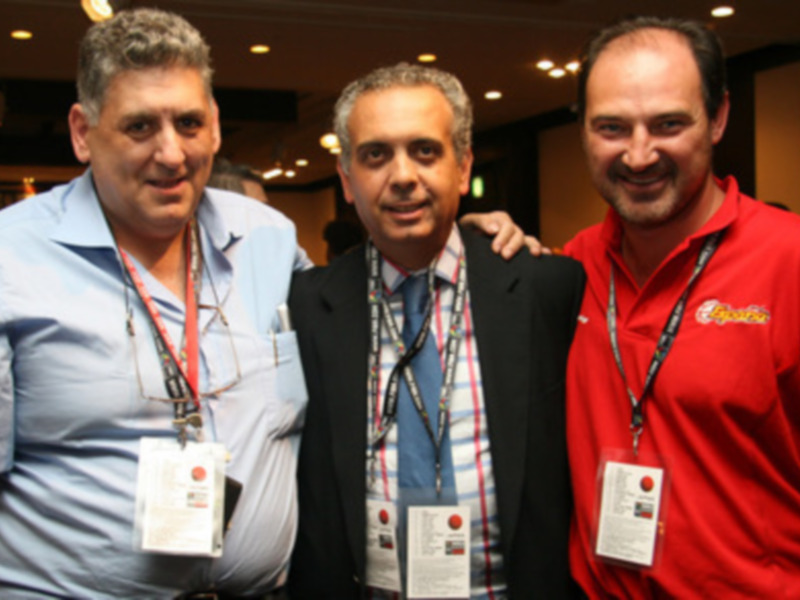 Miguel Gallardo y Luis Gimenez, medalla de oro de la Federacion Andaluza de baloncesto