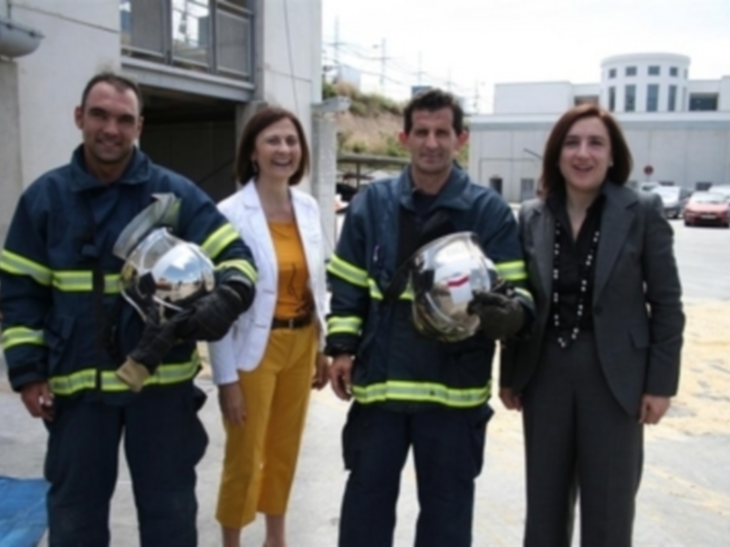 Sandra García destaca la importancia de la prepación física de los profesionales de riesgo para actuar con seguridad  