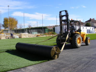 Gines: las obras del nuevo estadio municipal de fútbol-7, muy avanzadas