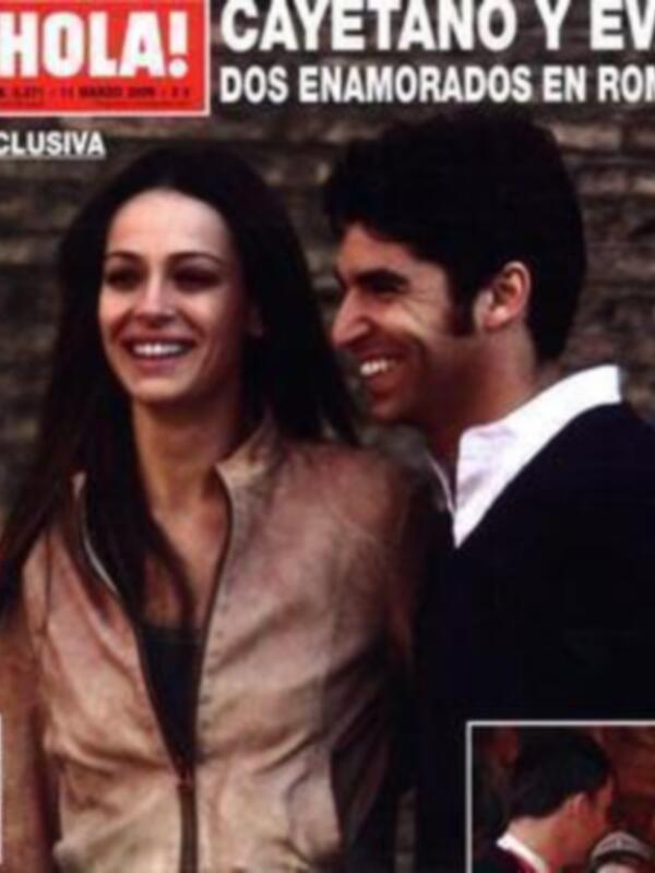 Dos enamorados en Roma, Cayetano y Eva. Exclusiva de ¡Hola!.