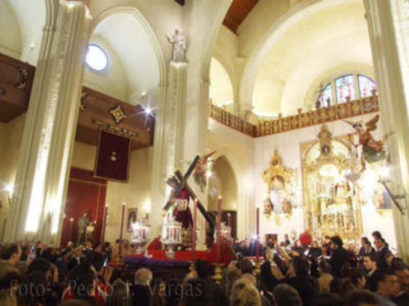 Esta noche la oración hecha Saetas en el Santuario de la Hdad. Sacramental Los Gitanos.