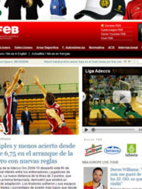 Feb.es, nominada a la Website del Año 2009 como mejor página de Deportes