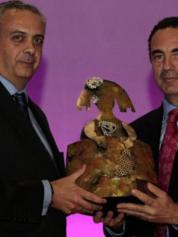 Sáez recoge el reconocimiento del Ministerio de Igualdad a la FEB