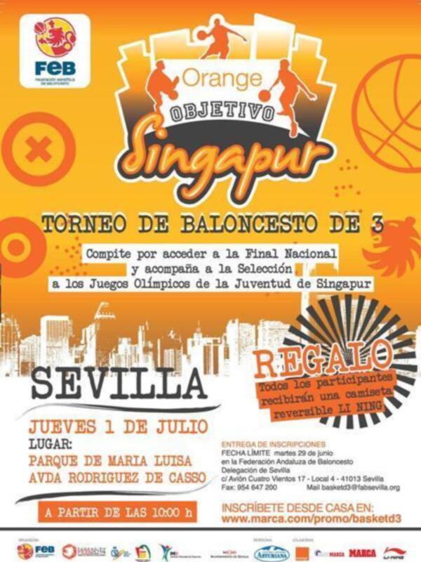 Tribasket y Operación Singapur llegan a Sevilla el próximo 1 de julio