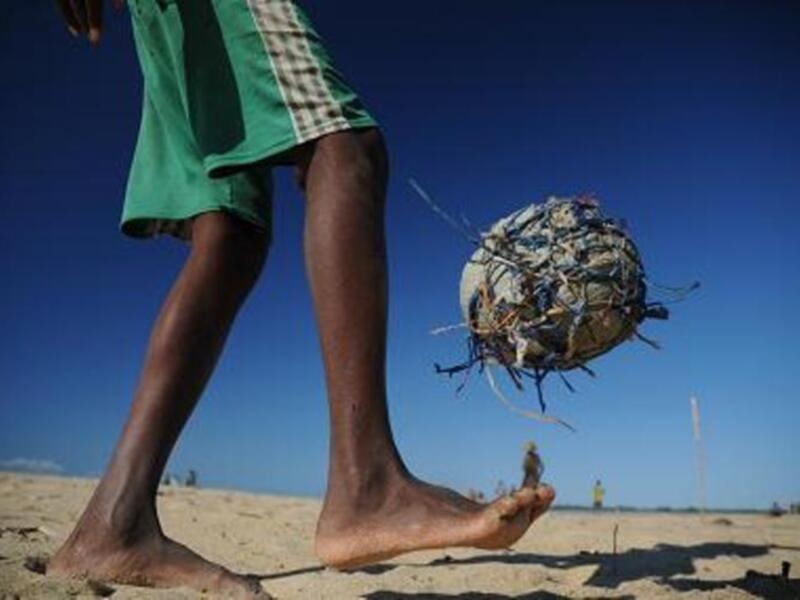 Inauguración de la exposición fotográfica Balones de África
