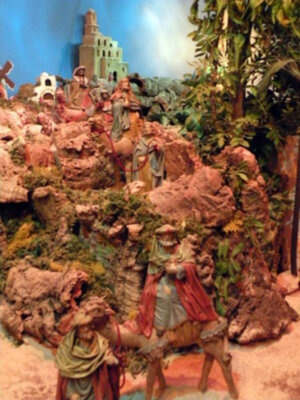 Galería del Belén de la hermandad de los "Panaderos"