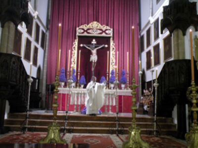 Galería del Altar de Quinario en Honor al Cristo de Burgo de la ciudad de Sevilla