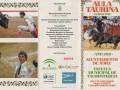 Aula Taurina, Jerez, 2011, toros, matador, cartel, eventos culturales.