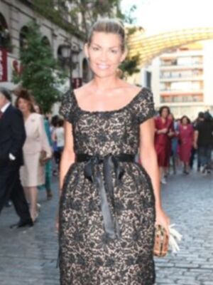 Patricia Rato y Espartaco de nuevo juntos en la boda de Carmen Solís Tello