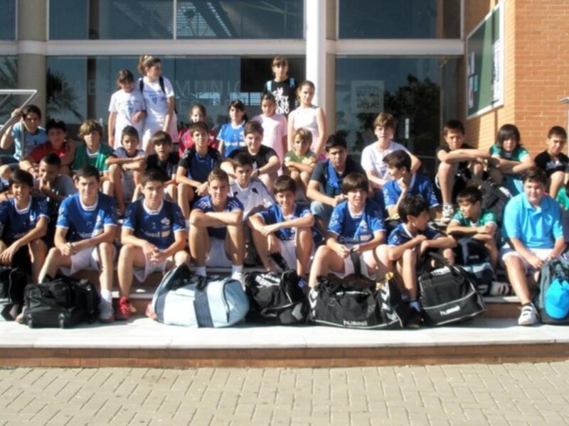 Balonmano: Las selecciones sevillanas realizan una convivencia en Lepe