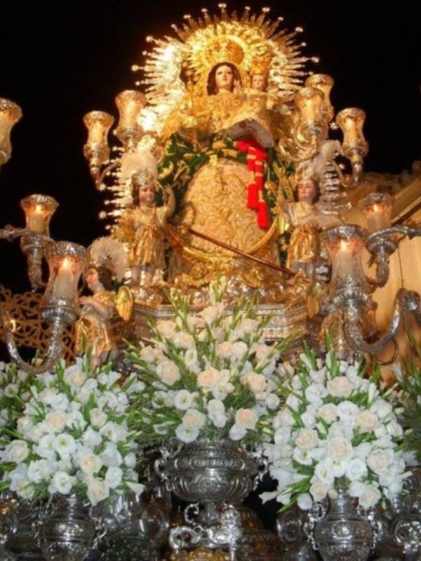 La Patrona de Carrión se trasladó a la Parroquia&#8207;