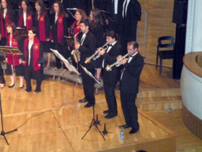 Musical góspel del coro de la Universidad de Sevilla, en Cajasol