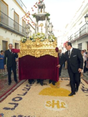 Procesión del Corpus Christi de la villa de Alcalá del Río 2011