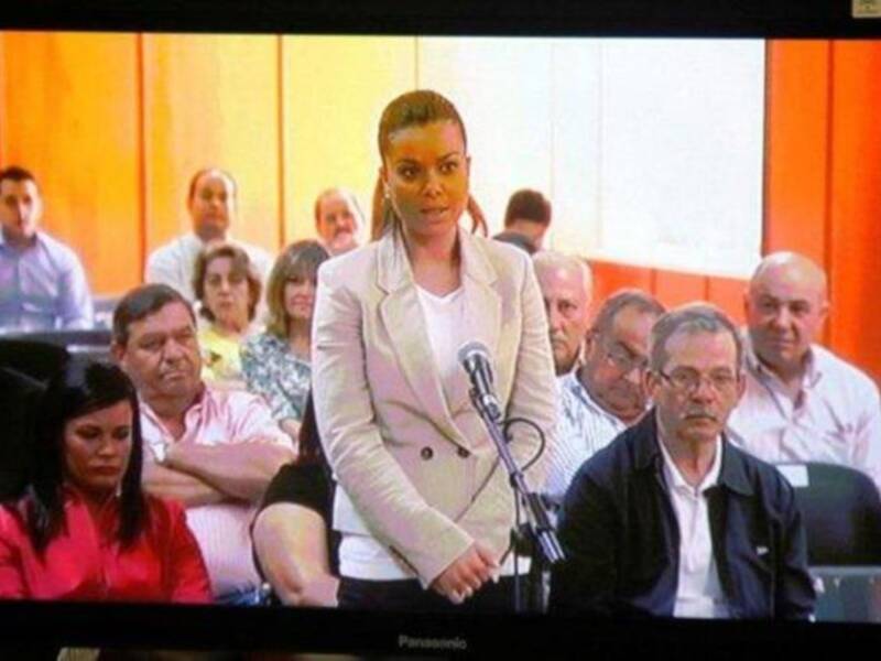 María José Campanario habla despues de ser condenada : "Para mí es una derrota porque soy inocente"