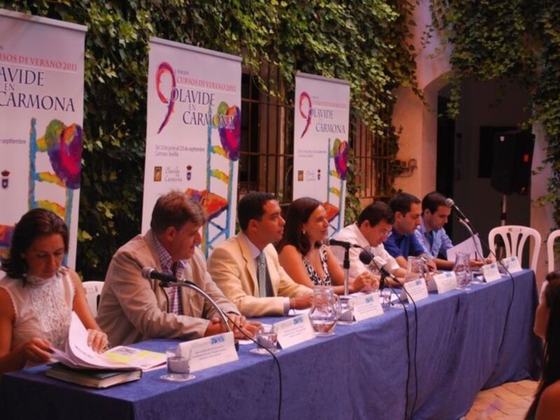 Inaugurada la tercera semana de los Cursos de Verano de la Universidad Pablo de Olavide en Carmona