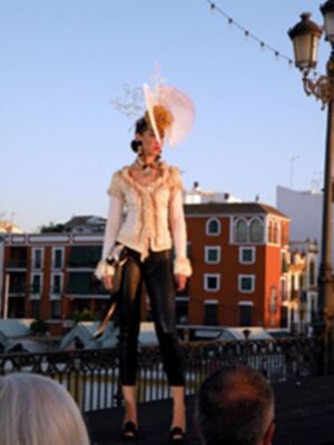 Moda sobre puente de Triana