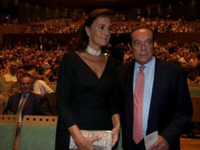 La Duquesa de Alba y Alfonso Díez, en su último acto público como solteros