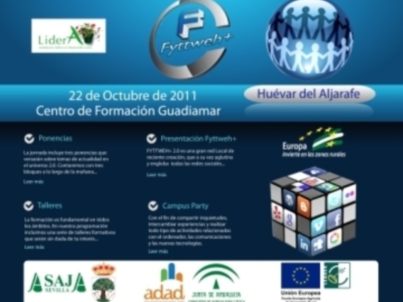 Próxima cita con la comunicación 2.0. y las redes sociales los 22 y 23 de octubre en la comarca Aljarafe-Doñana