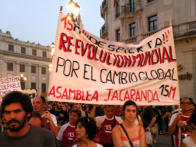 "15M: Re-Evolución Mundial por el Cambio Global. Asamblea Jacaranda."